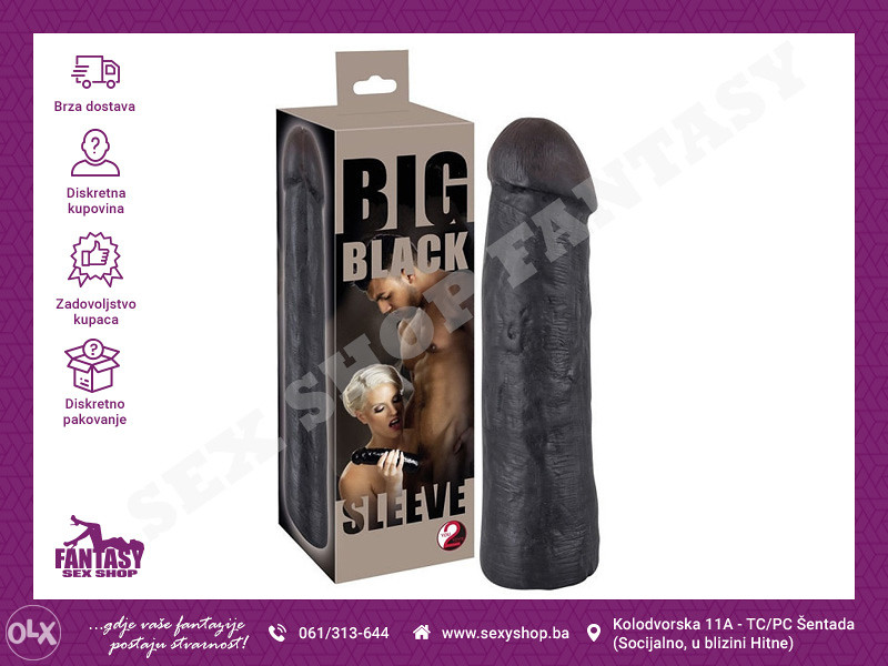 Navlaka Za Penis Big Black 22x4 2 Sex Shop Fantasy Ostalo OLX Ba