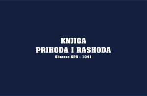 KNJIGA PRIHODA I RASHODA B4  KPR-1041