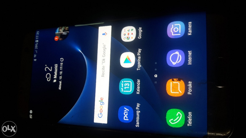 display s7 edge olx