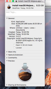 Mac OS X Mojave 14.2.2