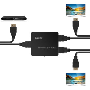 AUKEY HA-H01 2 Way HDMI Splitter 1080p