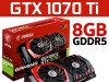 Msi GTX1070Ti GTX 1070 Ti GAMING 8GB Dx12