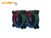 LC Power FAN KIT 12cm RGB Combo Cooler Fans