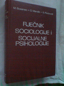Bosanac: Rječnik sociologije i socijalne psihologije