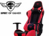 Gaming stolica - Spirit of gamer - DEMON RED