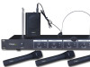 MIKROFON BEŽIČNI SET IBIZA VHF4 (3 ručna i 1 naglavni)