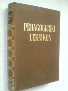 Pedagogijski leksikon - ekstra vrijedan primjerak 1939.