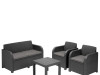Vrtna garnitura rattan Georgia set sivi 879939 Keter