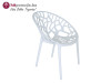 Moderna stolica A349 PVC bijela