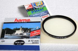 UV filter 72mm HTMC 8x Coated Hama, za objektiv