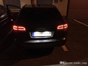 Audi A6 4f LED kućišta za tablice CANBUS-par