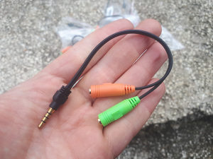 Audio Kabal 3.5mm Adapter za Slusalice Mikrofon Spliter