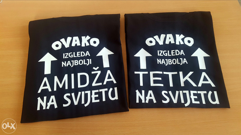 MAJICA + stampa (MAJICE SA NATPISOM ILI SLIKOM)