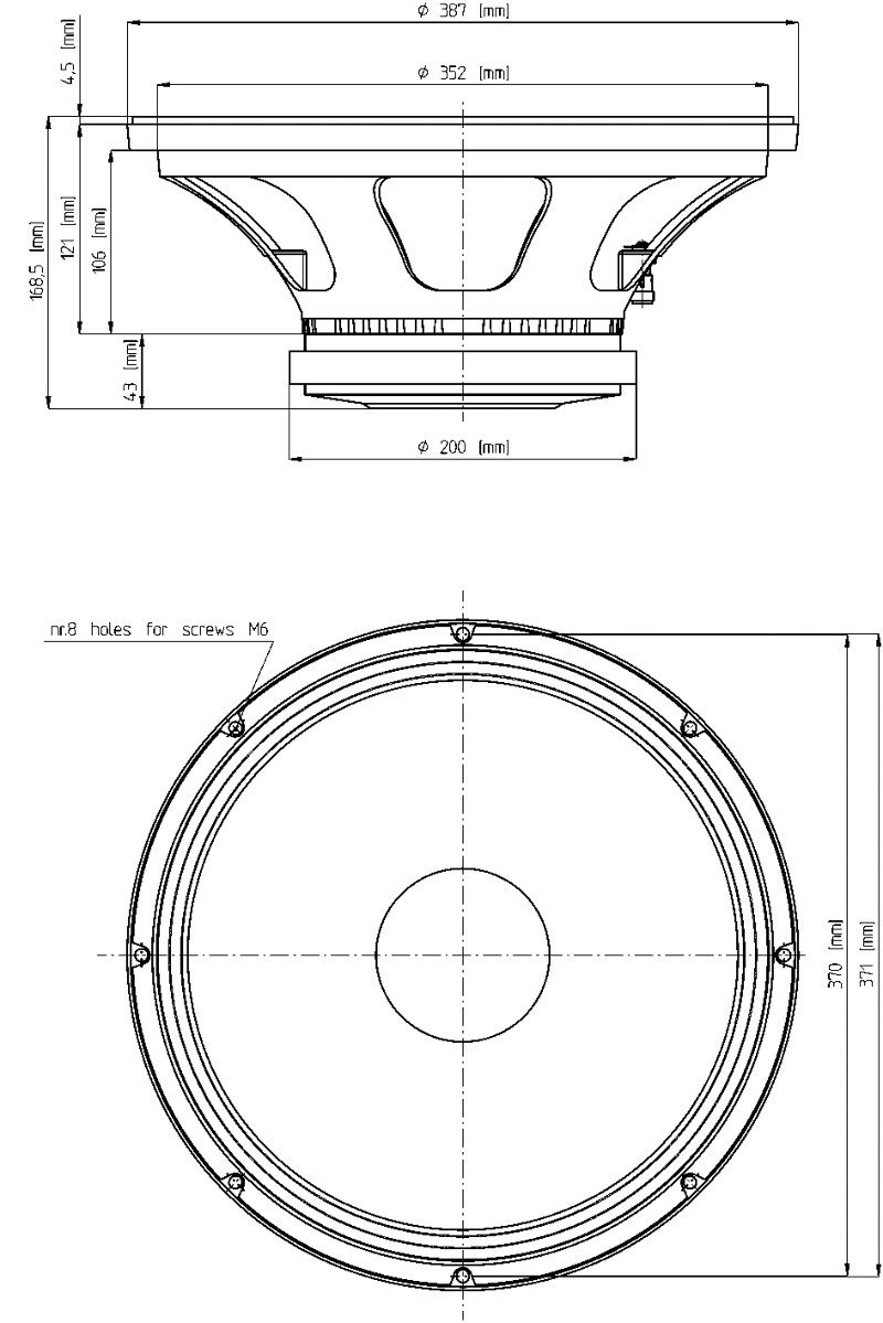 Zvučnik 15" Eighteen sound "18 SOUND" 15W700