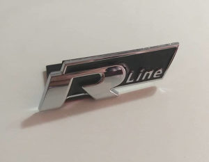 VW R-Line prednji znak sa nosacem Rline Golf Passat