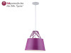 VIDIK 18110 Vis. ZP. 9155-White purple 1xE27