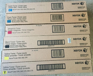 Set tonera Xerox C550  C560 C60 C70