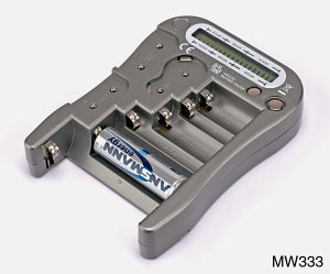 MW333 BATTERY TESTER For AA, AAA...