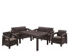 Keter Vrtna garnitura rattan Corfu Fiesta smeđa 223230