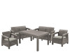 Vrtna garnitura rattan Corfu Fiesta capucino 227586C