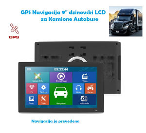 Navigacija GPS 9" XXL LCD za LKW, BUS, Auto Kamion