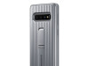 Protective Standing Cover Samsung Galaxy S10 srebrni