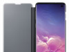 Clear View Cover Samsung Galaxy S10 crni