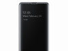 Clear View Cover Samsung Galaxy S10+ crni