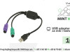 USB adapter za miš i tastatura USB 2xPS