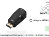 Adapter HDMI to VGA + audio