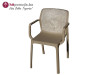 Stolica s rukohvatom 1757 PVC beige