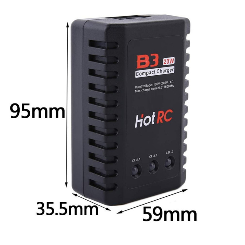 COMPACT B3 20W CHARGER FOR LI-PO BATTERIES [IPOWER]