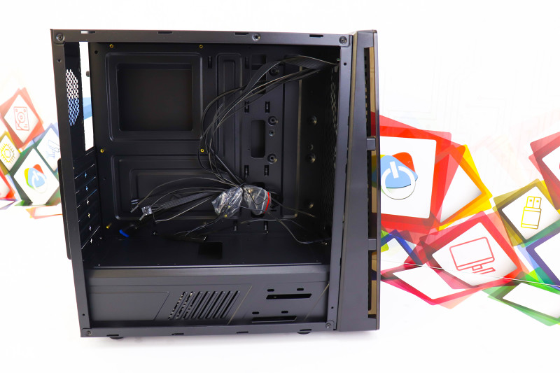 Kućište Rampage X-Core LED RGB; MIDI TOWER