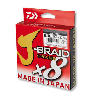 Daiwa J-BRAID GRAND X8 0.06mm 135m GRAY-LIGHT 12793-006