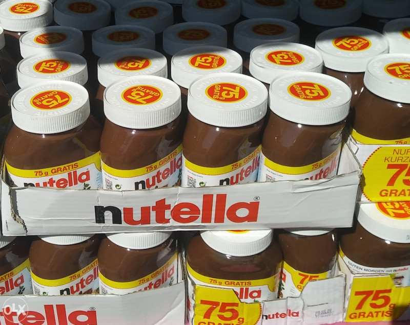 NUTELLA NJEMAČKA 825g-NA VELIKO *SUPER KVALITET*DOSTAVA - Ostalo - OLX.ba
