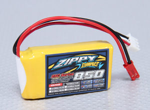LiPo Baterija ZIPPY Compact 850mAh 25C 2S 7.4V