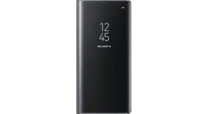 Clear view standing cover Note 8 black