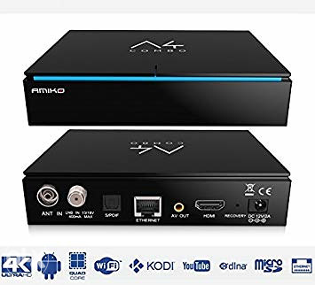 Amiko A4 combo, android, 4K, IPTV  DVB-S2/T2/C