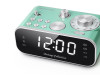 8111690 Muse M-18CRG FM radio, budilnik, sat, tirkizna
