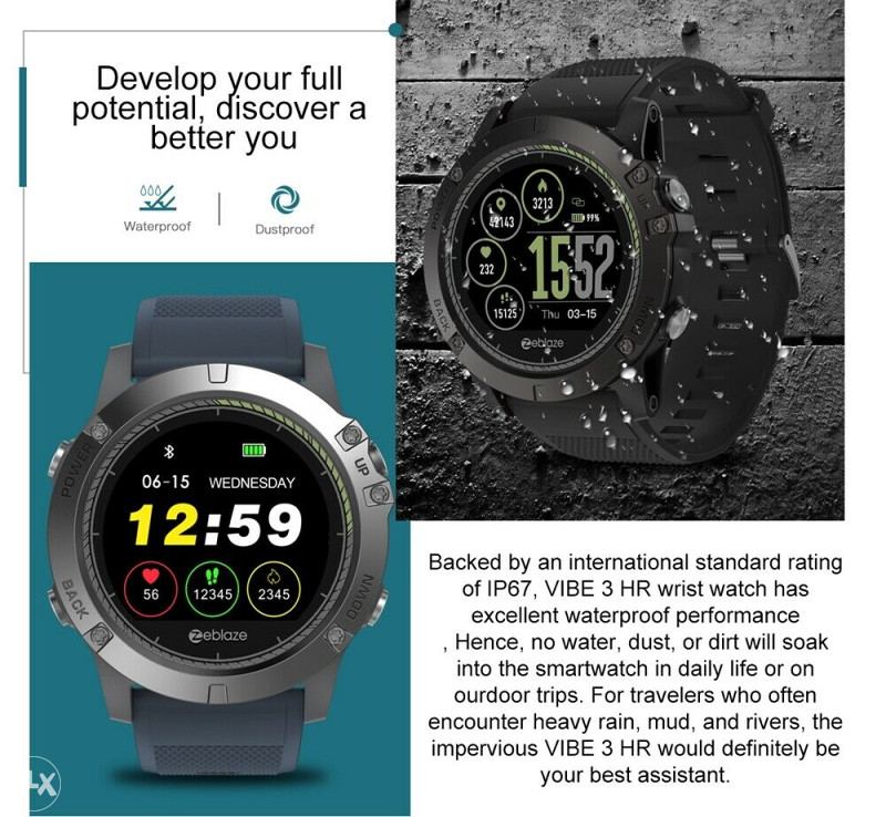ZEBLAZE VIBE HR Pametni Sat Smartwatch (pametni satovi)