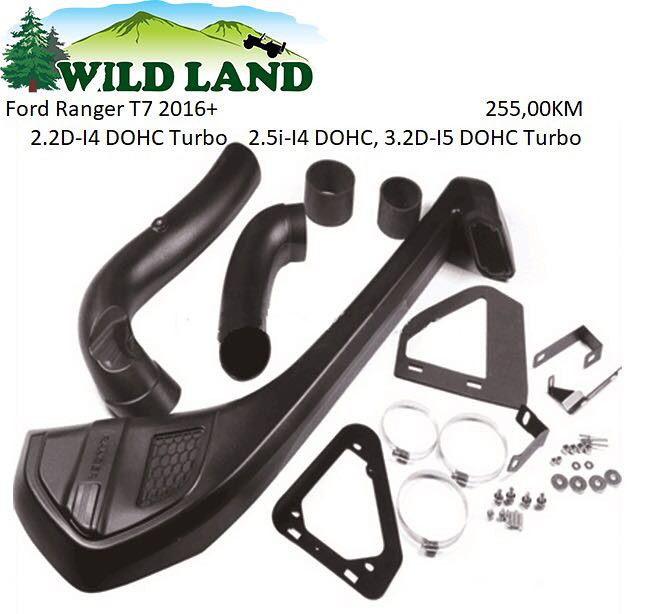 FORD RANGER T7 SNORKEL USIS ZRAKA