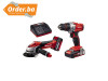 EINHELL aku set TE-TK 18 Li bušilica,brusilica PXC 18V