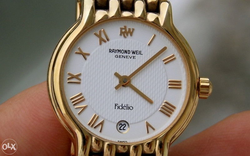 Prelijep,Raymond Weil Fidelio,18k gold electroplated Ručni