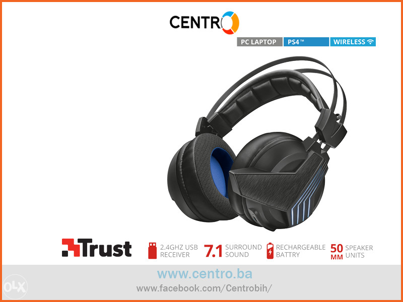 Trust GXT 393 Magna Wirel. 7.1 Surround Gaming Headset