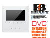 Videointerfonski monitor 4.3” TFT hands-free