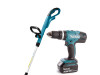 Makita set DLX2114S aku udarna bušilica + aku trimer