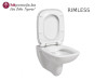 WC školjka viseća ''clean rim'' DEBBA, A34699L000 ROCA