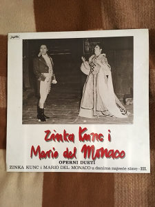 Gramofonska ploča ZINKA KUNC I MARIO DEL MONAKO