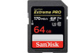 SanDisk Extreme PRO SD SDHC SDXC 170MB/s 64GB kartica