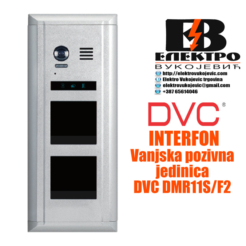 Interfon DVC pozivna jedinica sa mjestima za module
